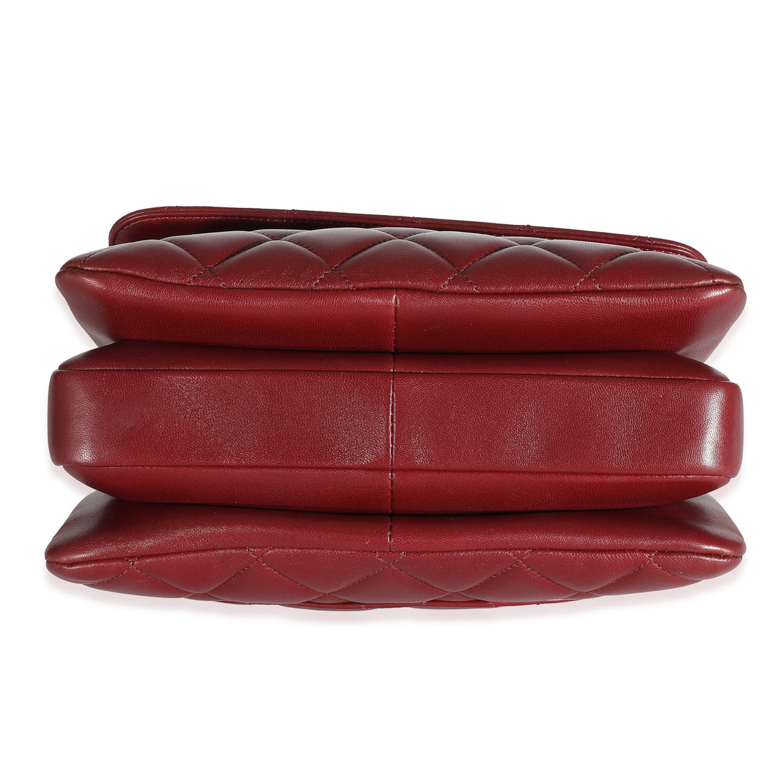 Top Quality Chanel Burgundy Quilted Lambskin Small Trendy New Bag
