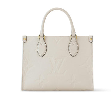 LV ONTHEGO BB MONOGRAM EMPREINTE WHITE 18CM