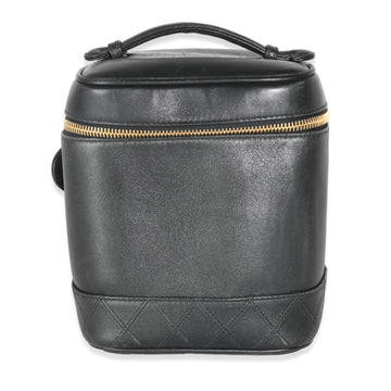 Top Quality Chanel Black Quilted Lambskin Timeless Classic Vanity Case