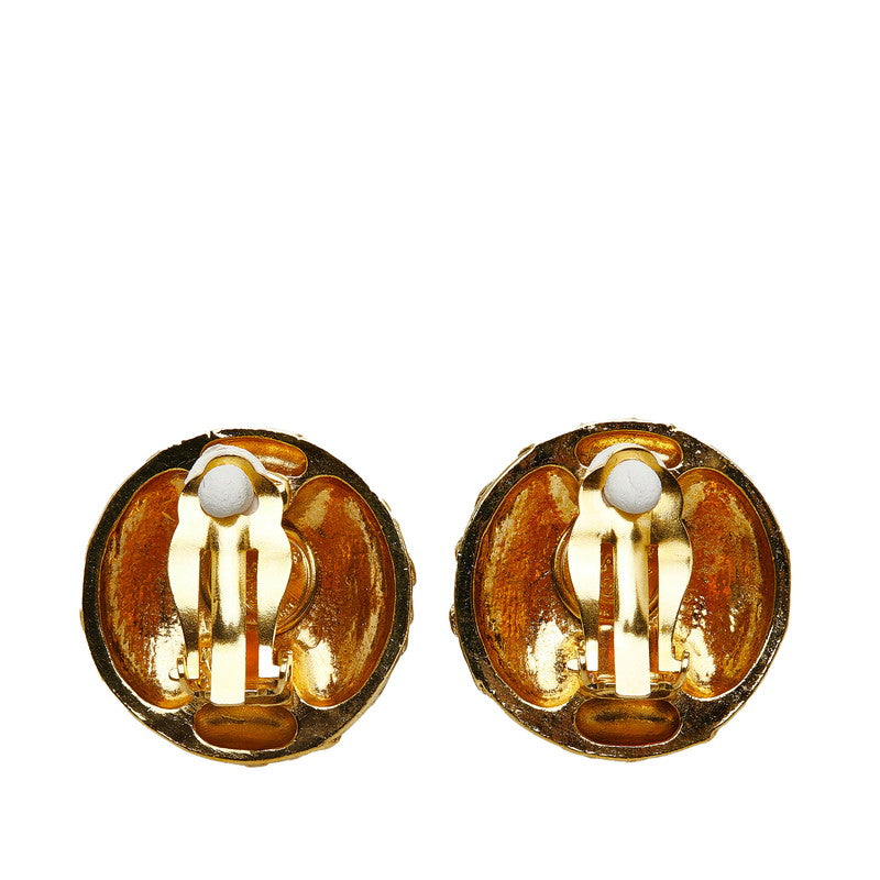 Top Quality Chanel  Circle Round Earring Gold Make-up  Chanel
