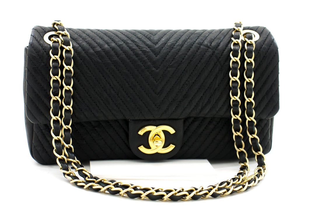 Top Quality Chanel 2015 Chevron V-Stitch Leather Chain New Shoulder Bag