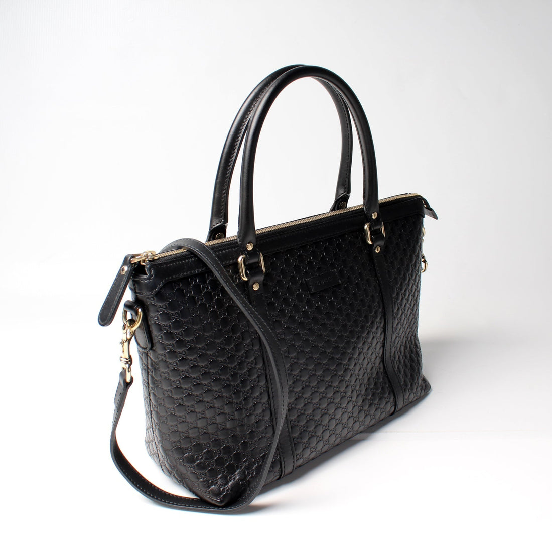 449656 Margaux Satchel Micro Guccissima
