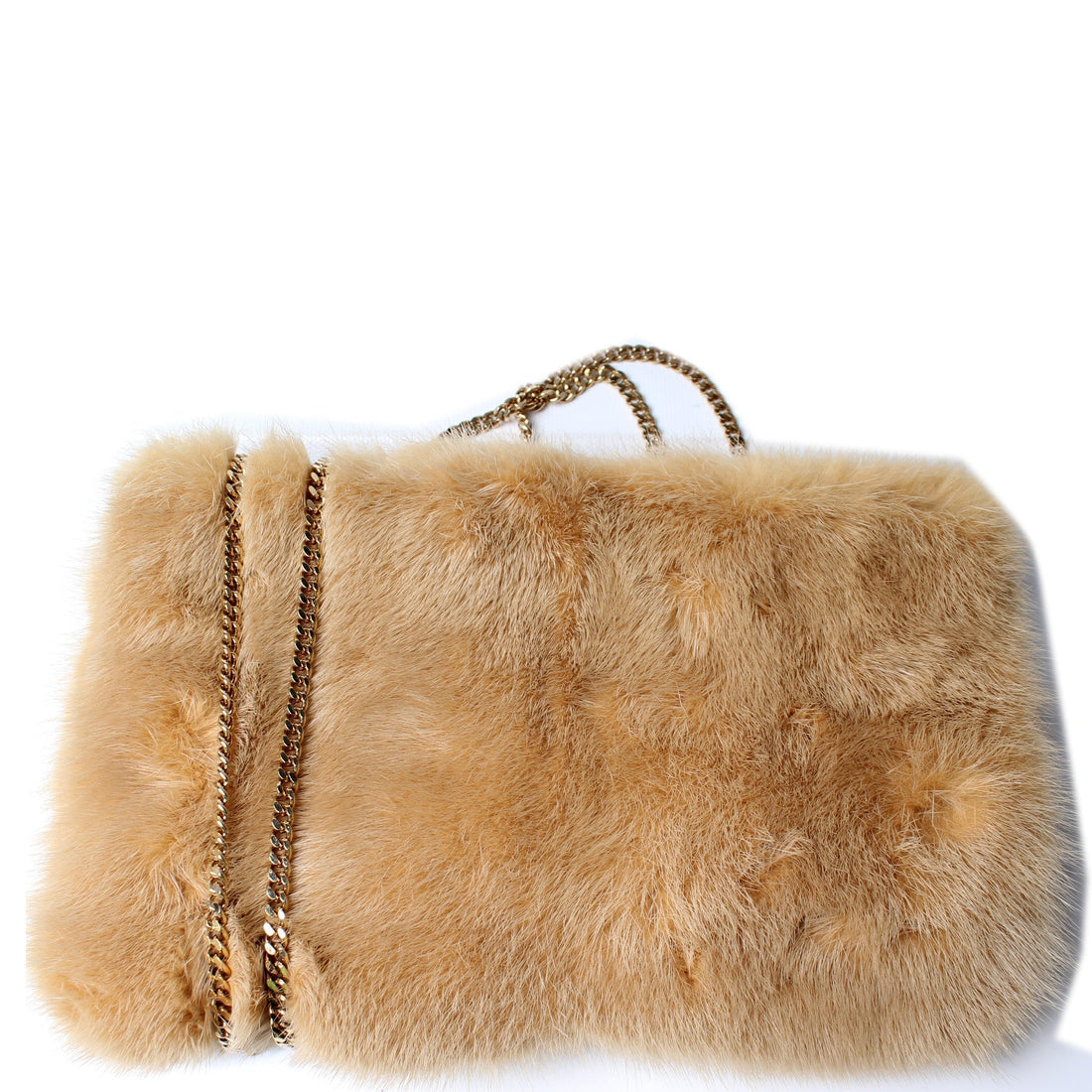Gucci 005.1808 Flap Bag Mink and Ostrich