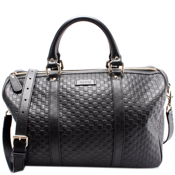 449646 Boston W/Strap Micro Guccissima