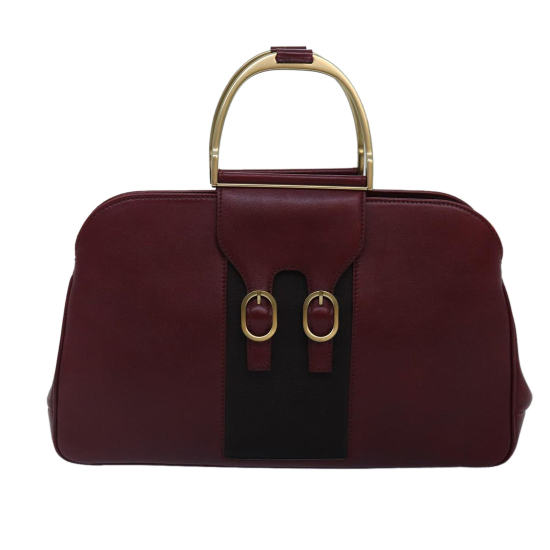 Gucci Burgundy Leather Handbag