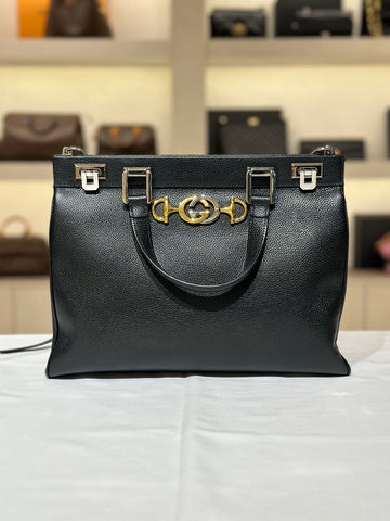 Gucci Jumi Medium Top Handle Black Shoulder Bag 564714 100884168