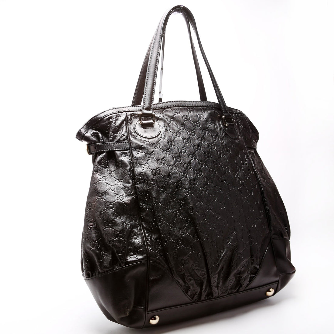 257290 Full Moon Guccissima Tote Black