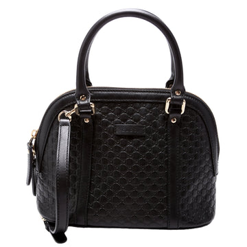 449654 Mini Dome Guccissima Black