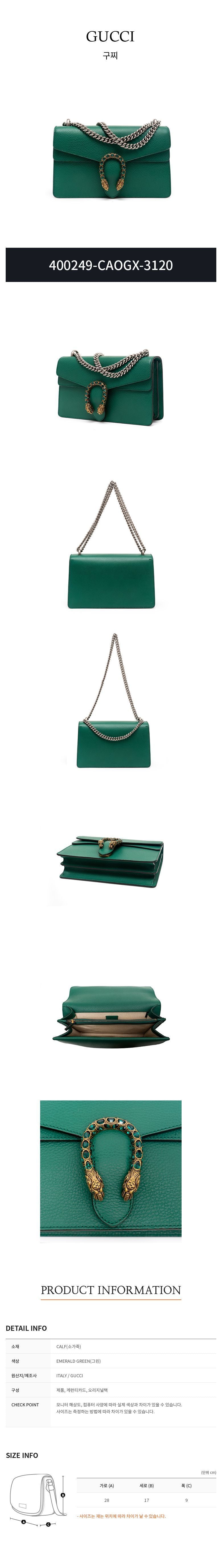 Gucci Dionysus Small Shoulder Bag 67191014