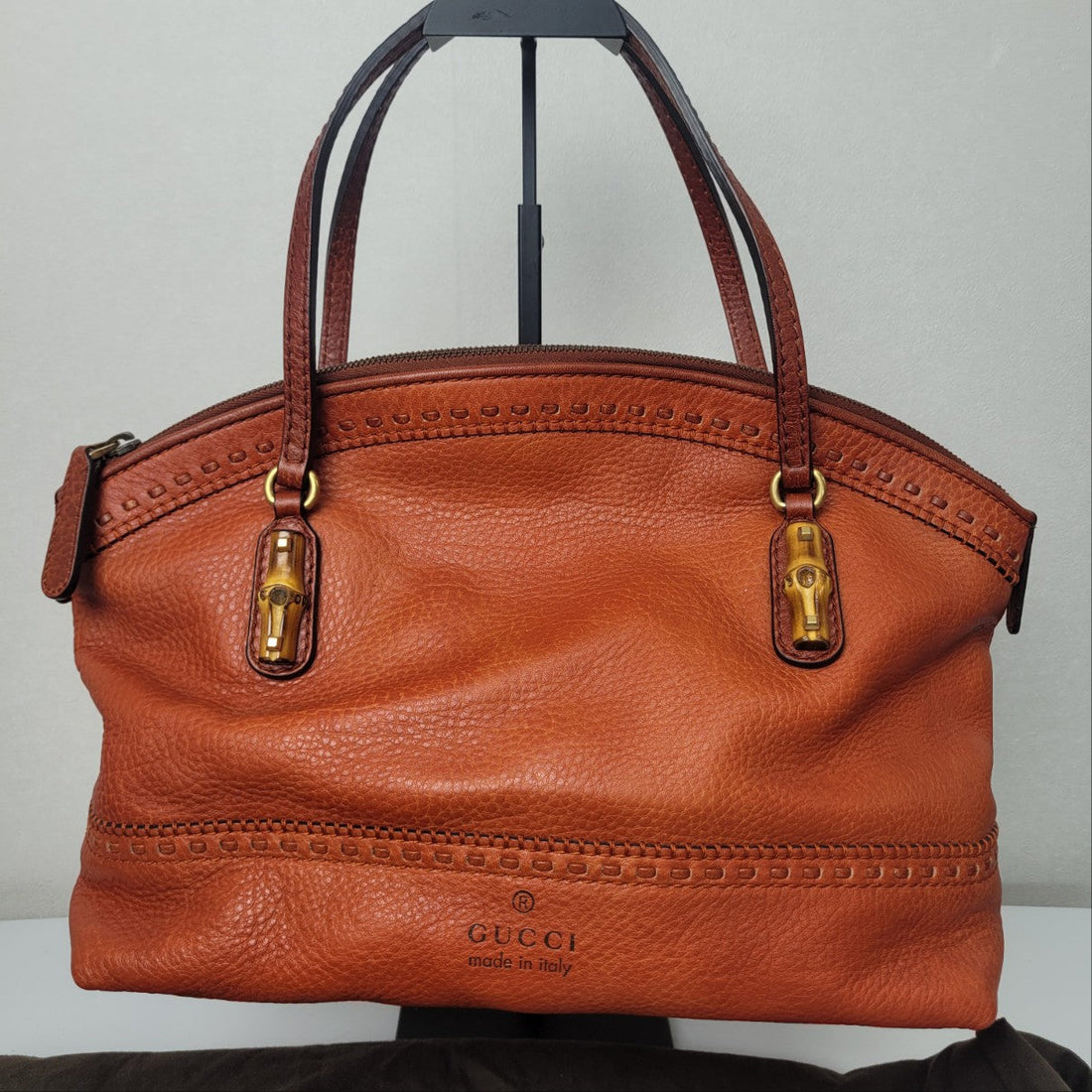 Gucci Bamboo Leather Tote 2014 Collection 339002 138084786
