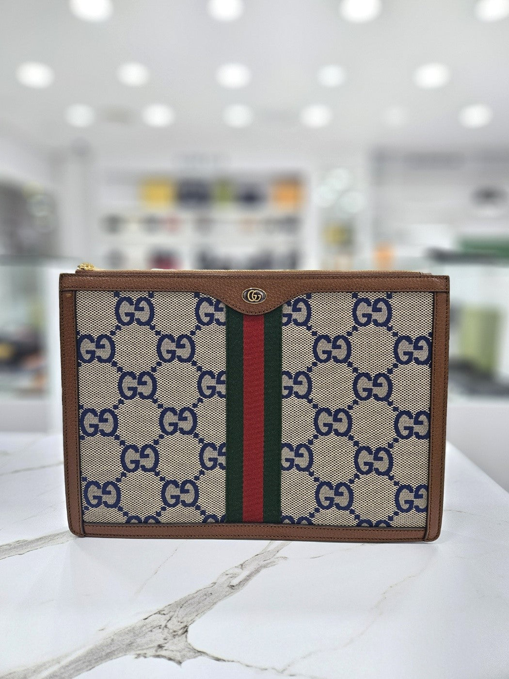 Gucci GG Supreme Canvas Ophidia Clutch 523359 138301881