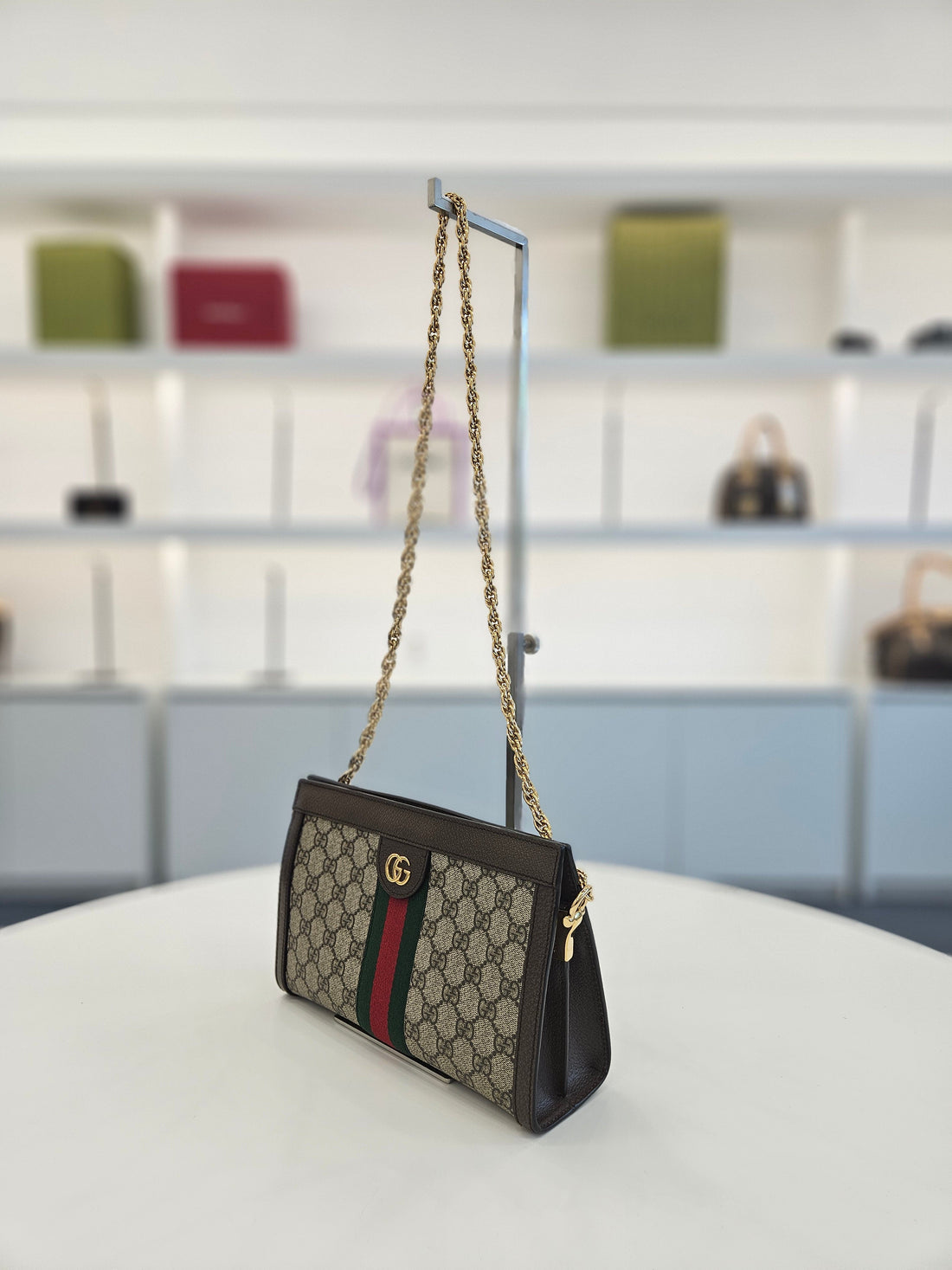 Gucci Ophidia GG Supreme Chain Small Shoulder Bag NBS72310526S 138626748