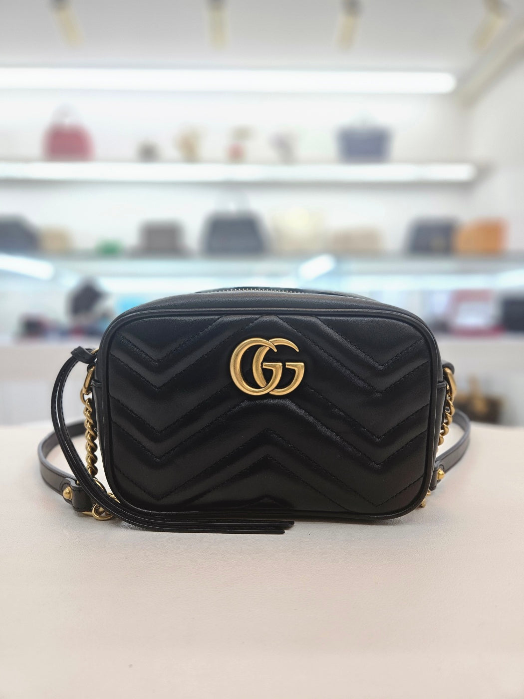 Gucci Marmont Matelassé Mini Crossbody Bag 448065 138945933