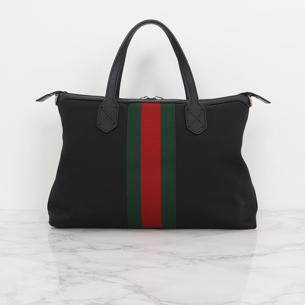 Gucci Web Stripe Two-Way Tote Bag 630923 142786270