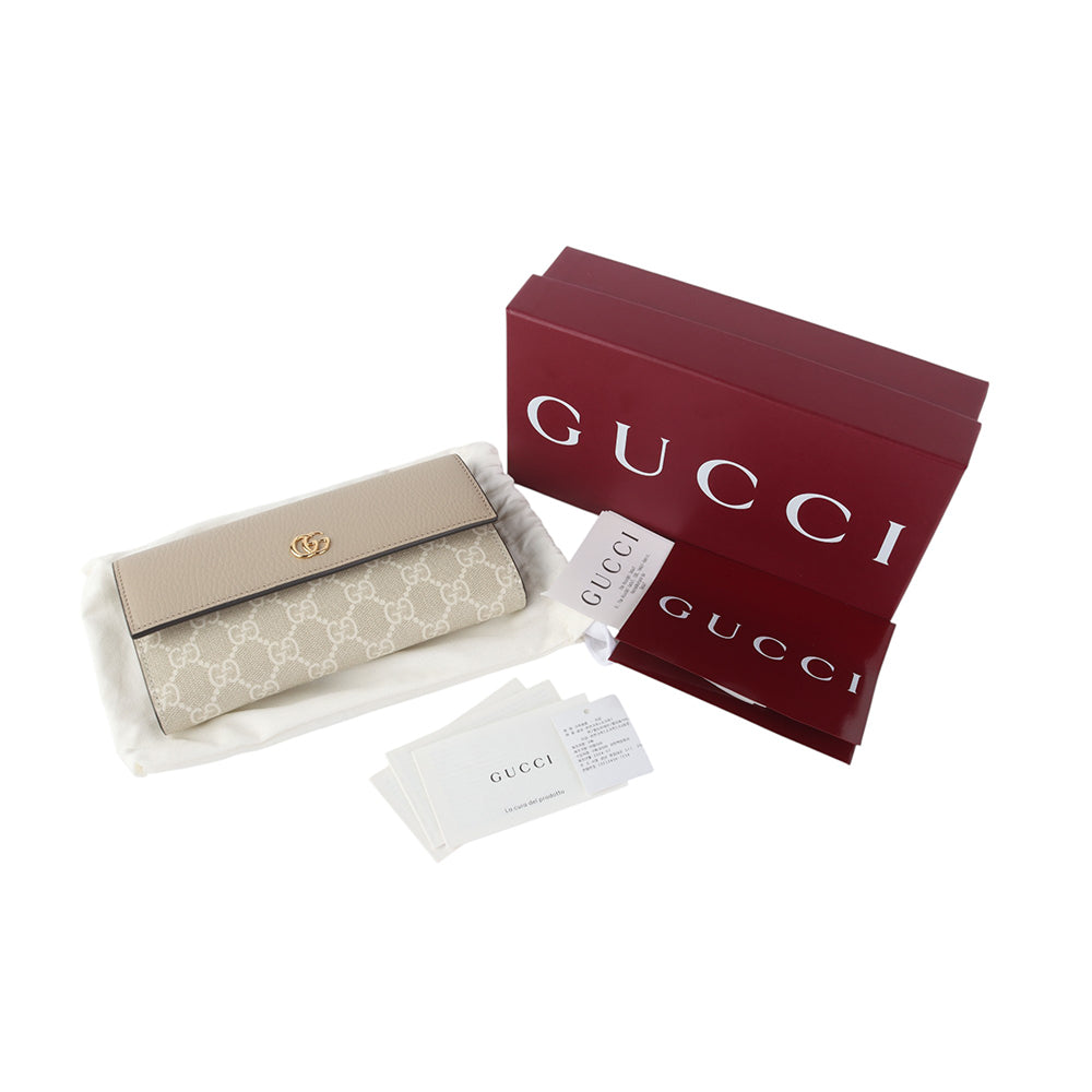 Gucci GG Marmont Bi-Color Long Wallet 456116 35622K 142757436