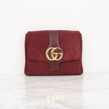 Gucci Suede GG Logo Ali Shoulder Bag 550126 142914150