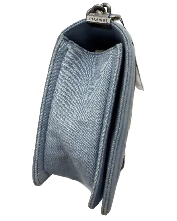 Boy crossbody bag Top Quality Chanel Blue in Denim - Jeans B24-58 B24-85