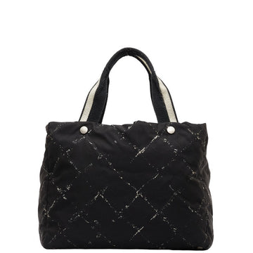 New 1:1 Rep Top Quality Chanel  Travel Line Handbag Tote Bag Black Nylon Canvas  Chanel
