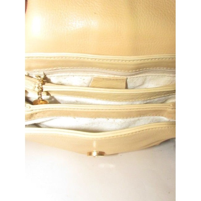 Gucci Horsebit  Pursesdesigner Purses Buttery Pale Yellow Colored Leather Shoulder Bag