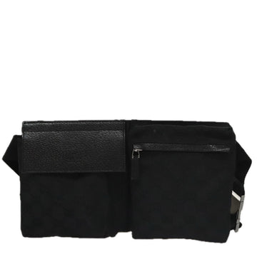 Gucci Belt Bag Black Canvas Shoulder Bag