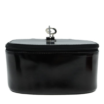 Gucci Vanity Black Leather Handbag