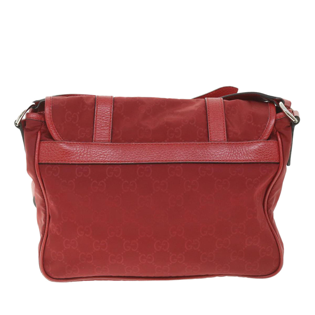 Gucci -- Red Canvas Shoulder Bag