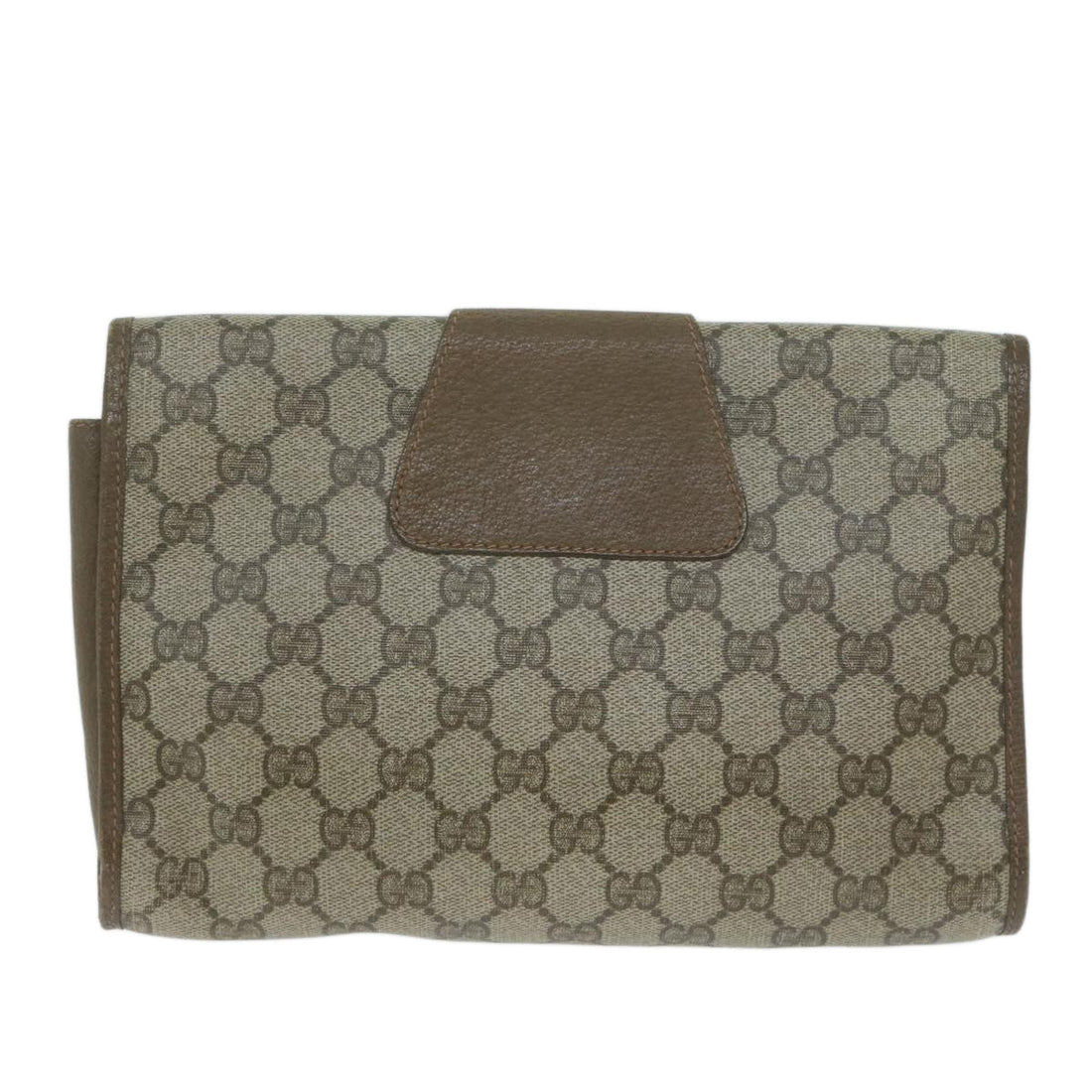 Gucci Ophidia Beige Canvas Clutch Bag