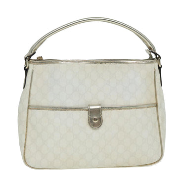 Gucci Gg Canvas White Canvas Handbag