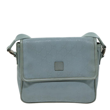 Gucci Gg Canvas Blue Canvas Shoulder Bag