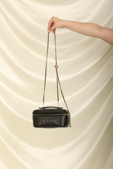 Top Quality Chanel Caviar Mini Timeless Vanity