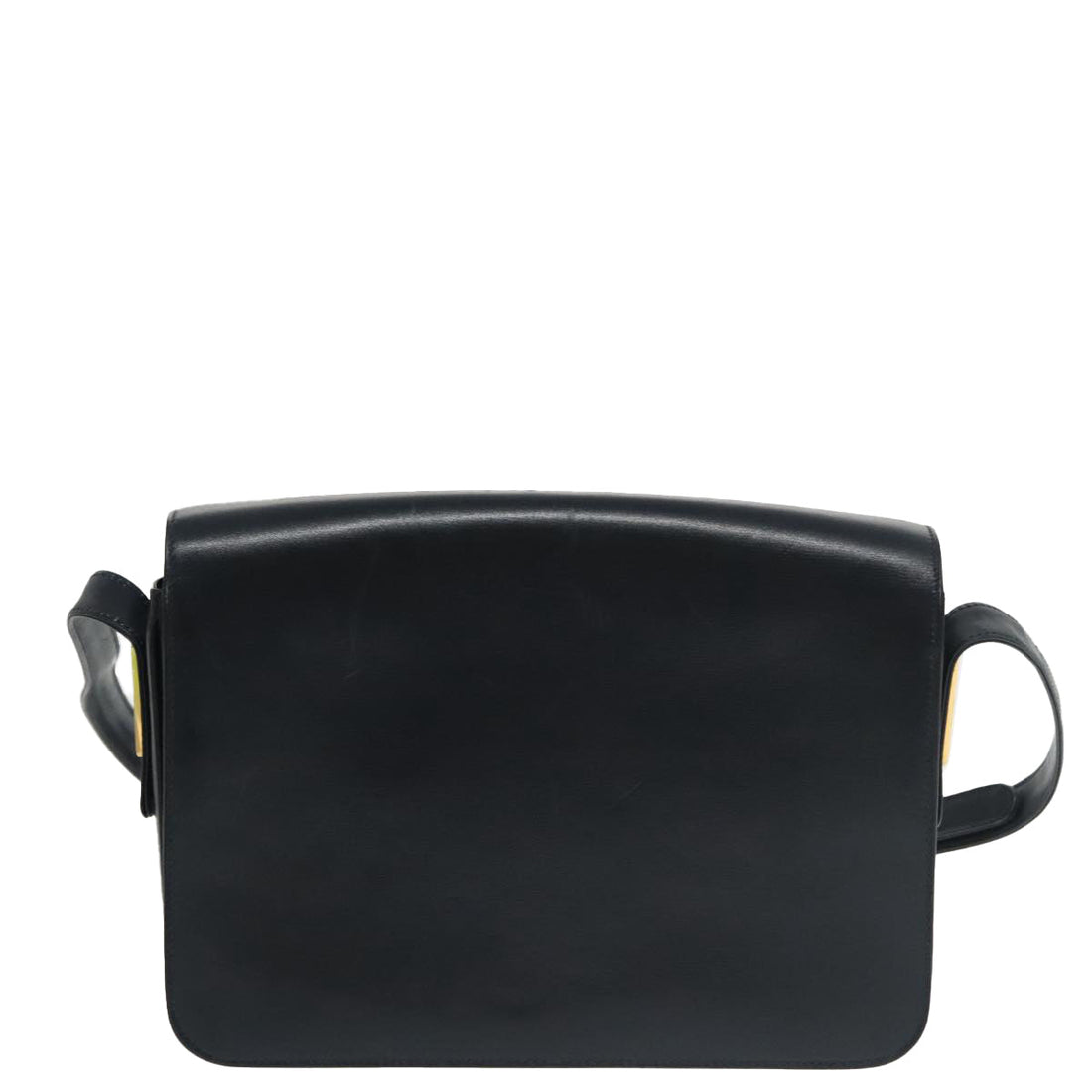 Gucci G Logo Black Leather Shoulder Bag