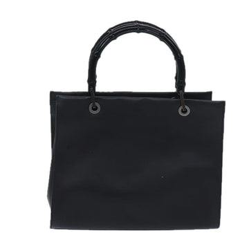 Gucci Bamboo Black Leather Handbag