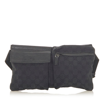 Gucci GG Canvas Belt Bag Black