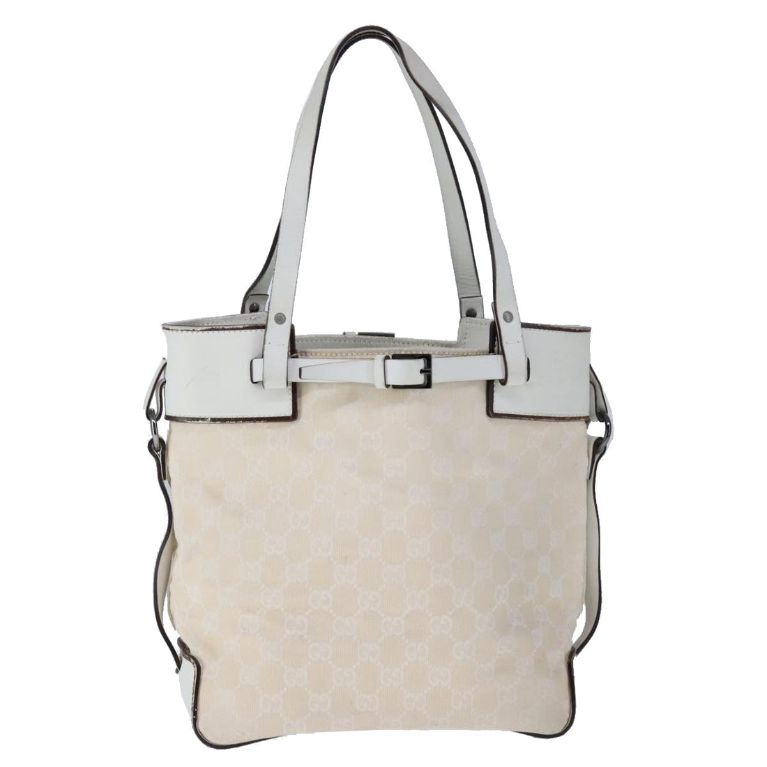 Gucci Gg Canvas Beige Canvas Tote Bag