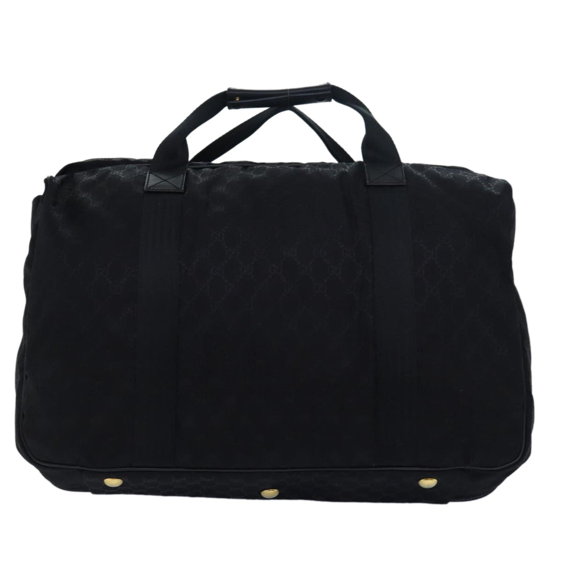 Gucci Gg Canvas Black Canvas Travel Bag