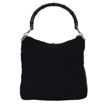 Gucci Bamboo Black Synthetic Shoulder Bag