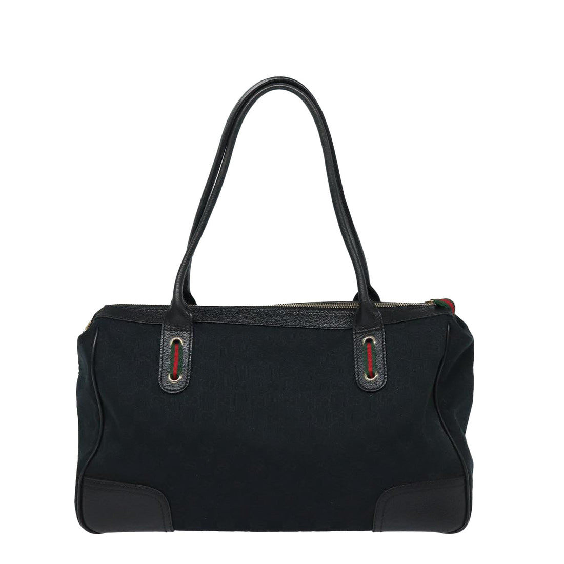 Gucci Ophidia Black Canvas Handbag
