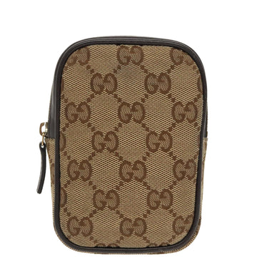 Gucci Gg Canvas Beige Canvas Clutch Bag