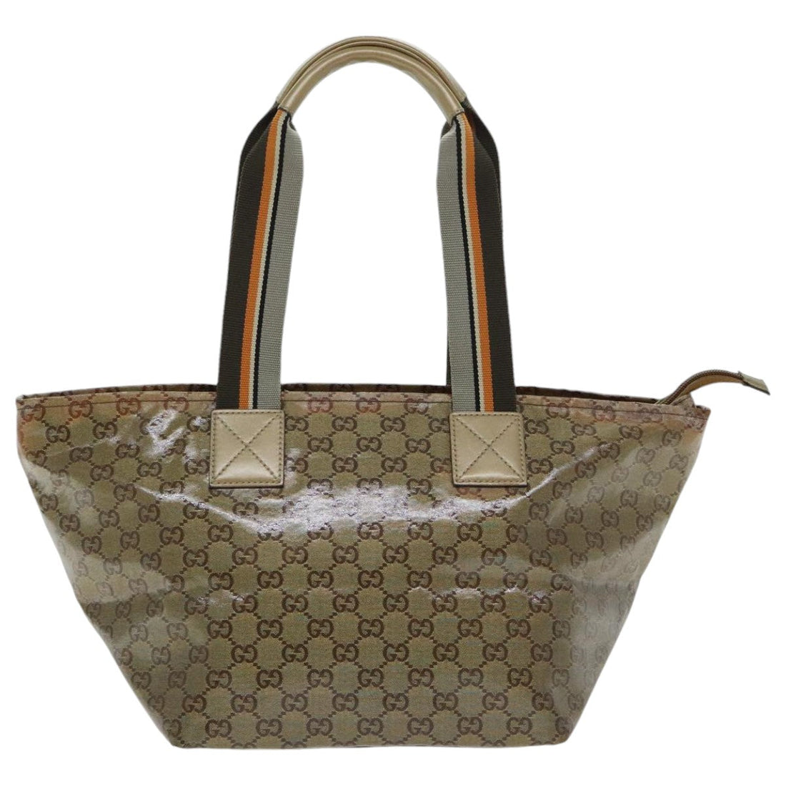 Gucci Sherry Beige Canvas Handbag