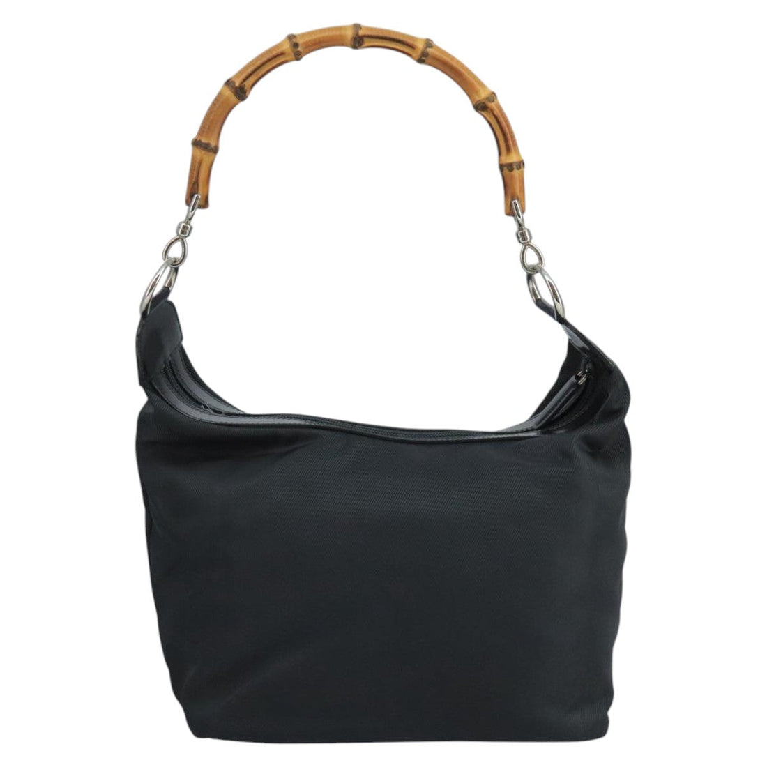 Gucci Bamboo Black Synthetic Handbag