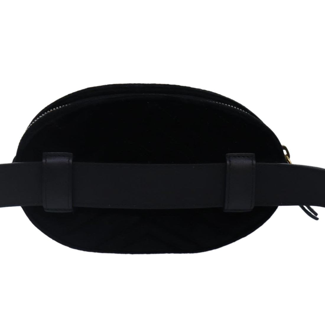 Gucci Gg Marmont Black Velvet Clutch Bag