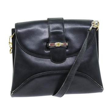 Gucci Black Leather Shoulder Bag