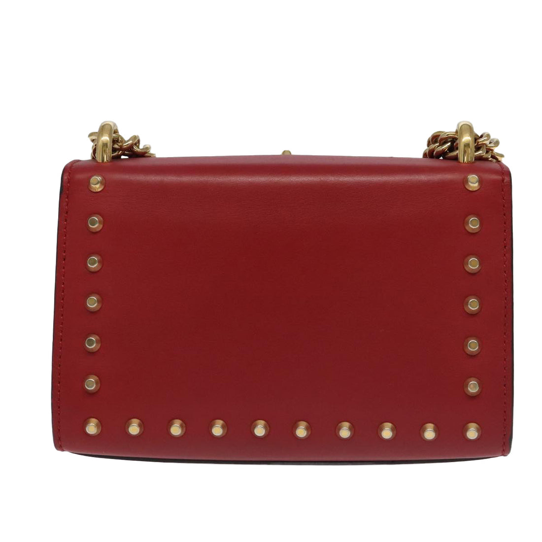 Gucci Padlock Red Leather Shoulder Bag