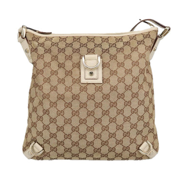 Gucci Beige Canvas Shoulder Bag