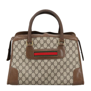 Gucci Sherry Beige Canvas Handbag