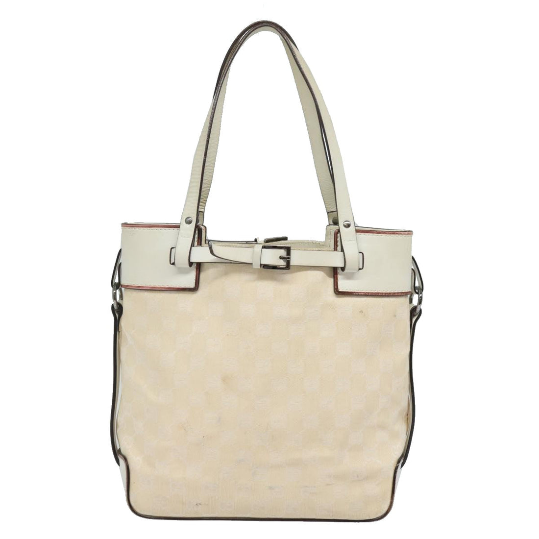 Gucci Gg Canvas Beige Canvas Tote Bag