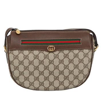 Gucci Ophidia Beige Canvas Shoulder Bag