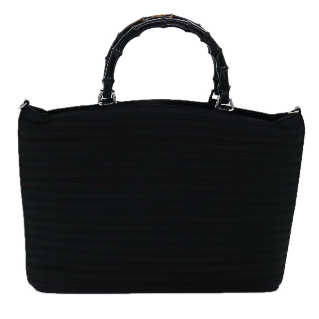 Gucci Bamboo Black Synthetic Handbag