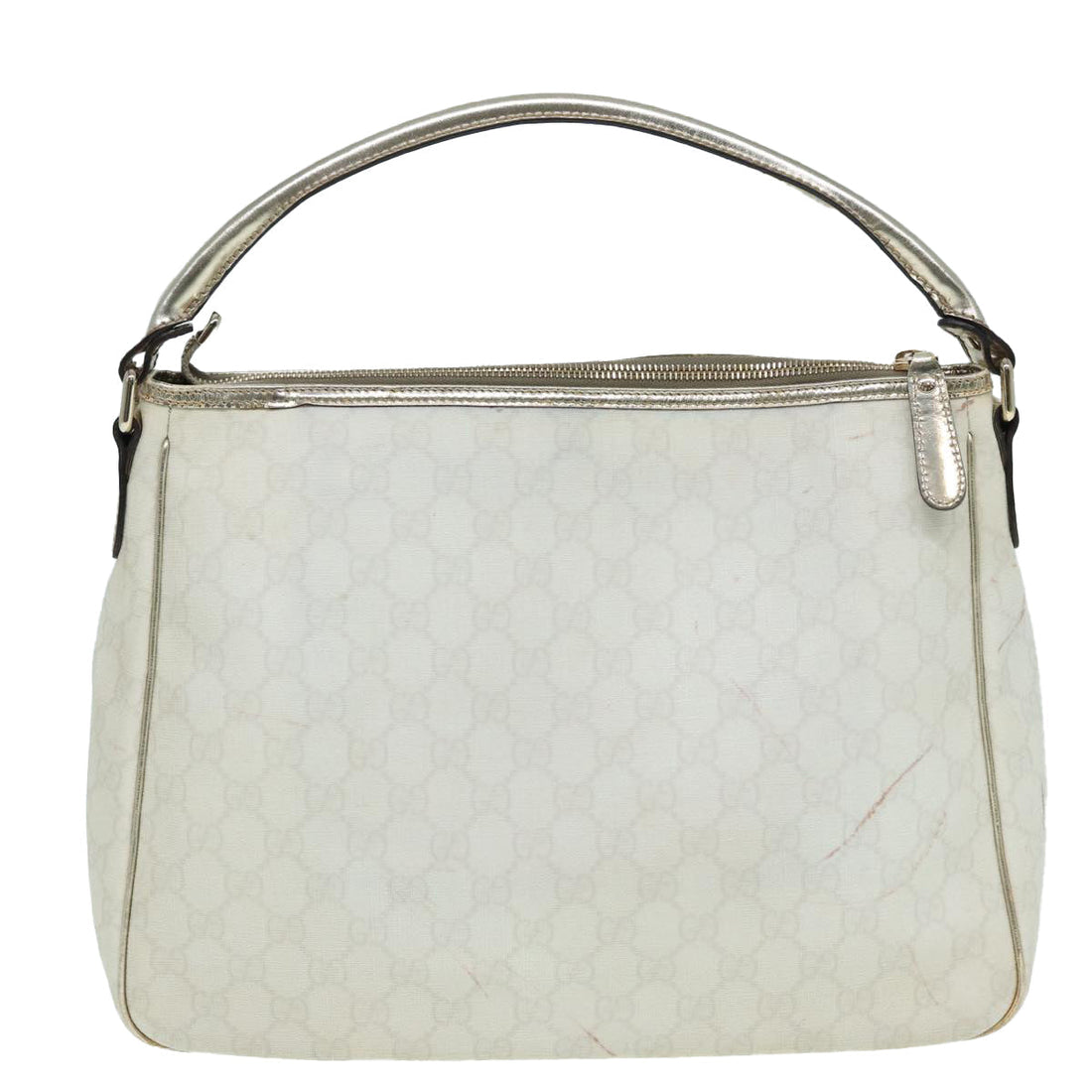 Gucci Gg Canvas White Canvas Handbag