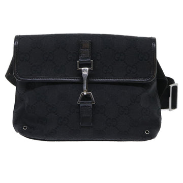 Gucci Gg Canvas Black Canvas Shoulder Bag